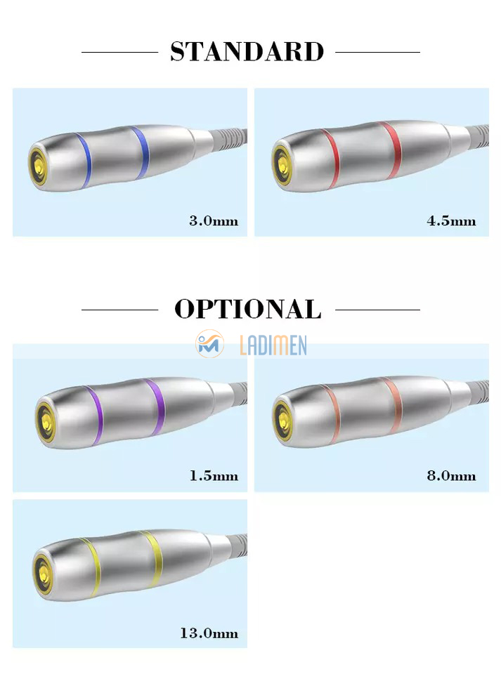 FU4.5 6S Ladimen vmate 5 cartridge focused ultrasound therapy v mate hifu ultrasonic waves therapie for face 6