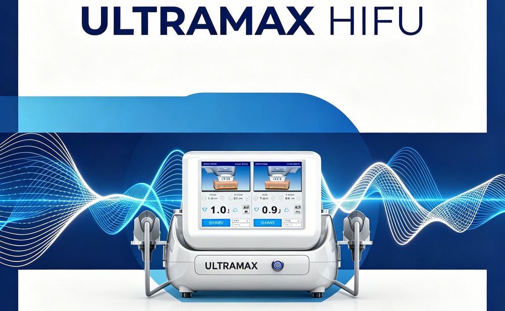 7D HIFU ULTRAMAX HIFU with 2 handpieces 10000 shots