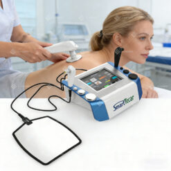 Smart Tecar 6 a women do the back pain treatment for smart tecar