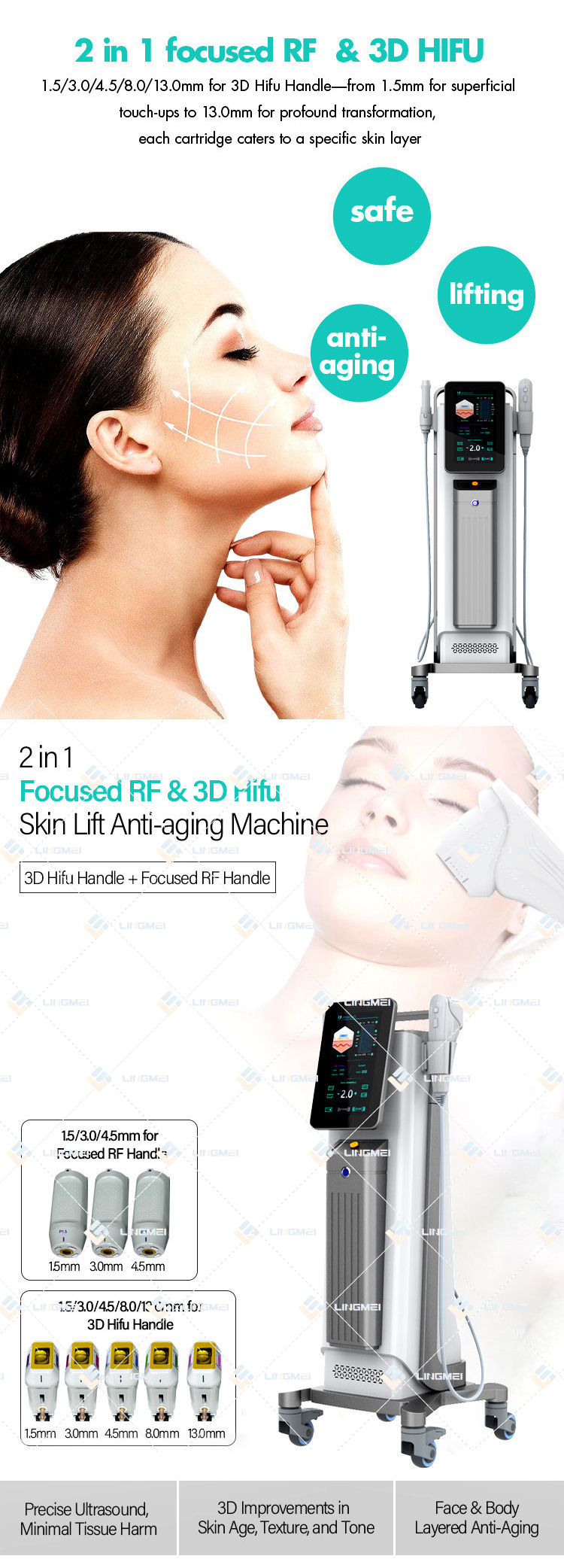 ultramatrix ultra matrix mfu rf hifu machine 25d with focused rf