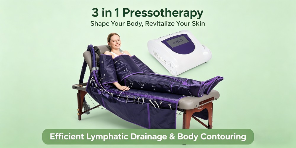 3 in 1 pressotherapy machine Shape Your Body, Revitalize Your Skin Efficient Lymphatic Drainage & Body Contouring